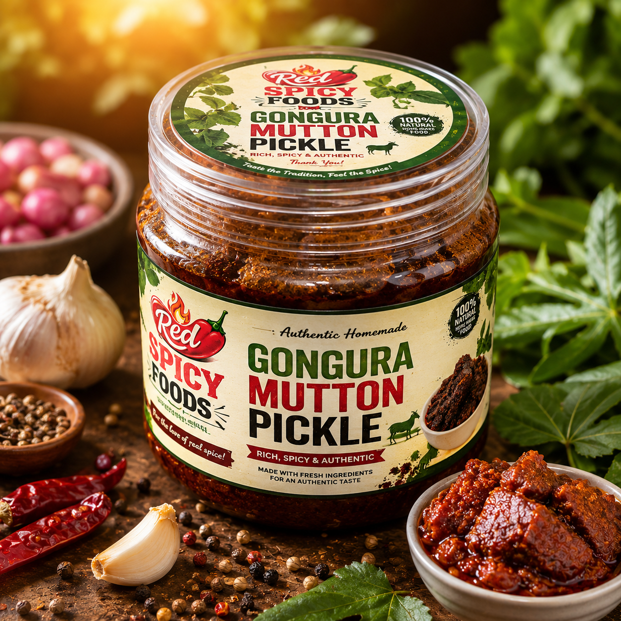 Gongura Mutton Pickle – Authentic Andhra Style Delight