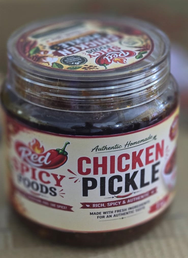 Red Spicy Foods – Authentic Homemade Chicken Pickle