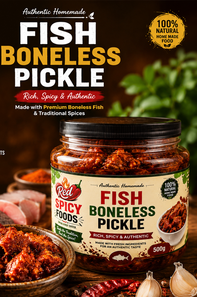 Fish Boneless Pickle – Authentic Coastal Flavor , Bold Flavors